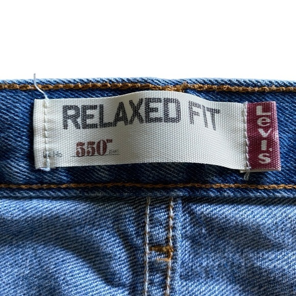 LEVI'S 550 Men's size 40w/32L Relaxed Fit denim Blue Jeans - Picture 6 of 7